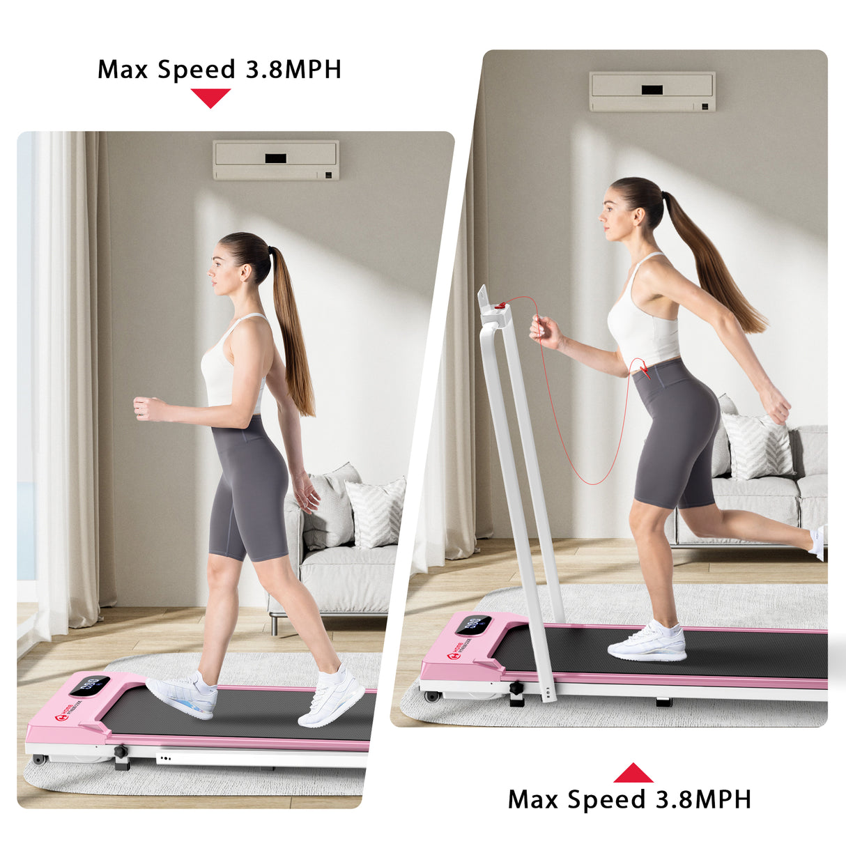 Folding Treadmill S1 - Speed 0.6-3.8MPH