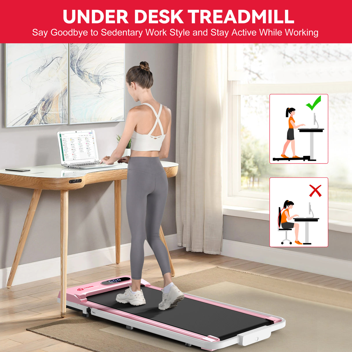 Folding Treadmill S1 - Speed 0.6-3.8MPH