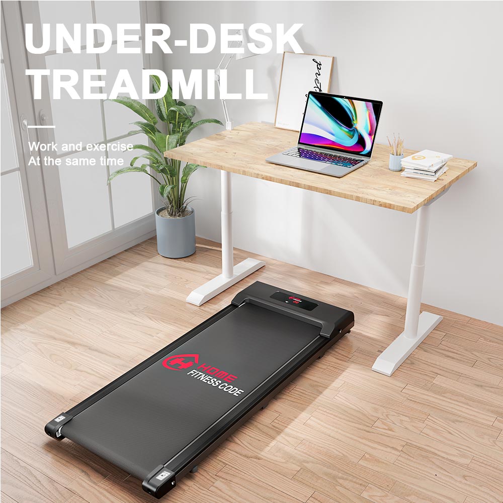 Home Fitness Code Treadmills for Home, Ultra Slim Under Desk